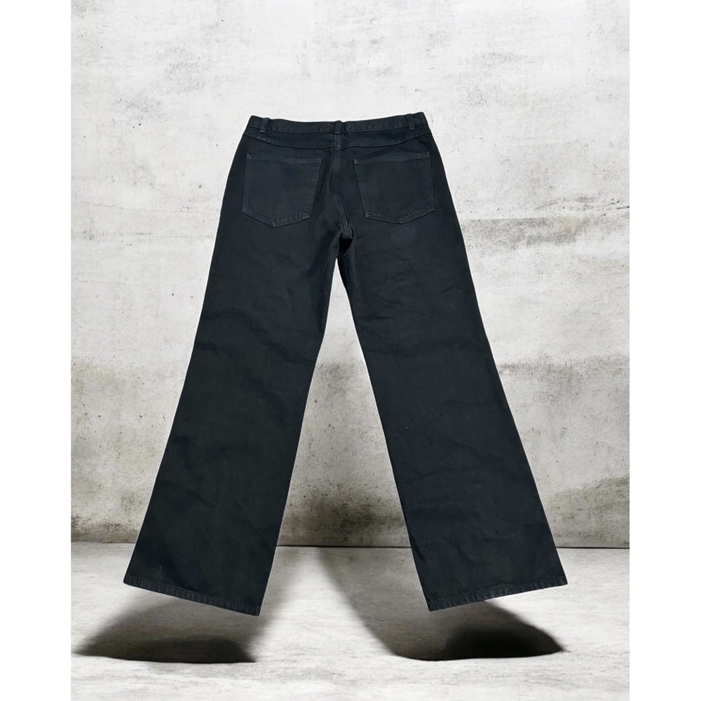 Madewell The Cleo Straight Jean Black High Rise Patch Pocket Jeans 30 NWOT $148 - Picture 9 of 12